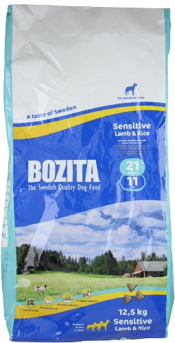 Bozita 42062 Hundefutter Sensitive Lamm und Reis21/11 12,5 kg