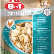 8in1 Delights Pro Dental XS Zahnpflegesnack für Hunde, 1er Pack (1 x 252 g)
