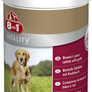 8in1 105688 Bierhefe Tabletten, Nahrungsergänzung beim Hund für gesunde Haut und glänzendes Hundefell, 260 Tabletten